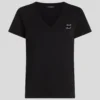 RHINESTONE IKON CHOUPETTE T-SHIRT MIT V-AUSSCHNITT