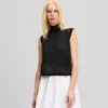 ÄRMELLOSES SATIN-TOP ÄRMELLOSES SATIN-TOP