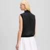 ÄRMELLOSES SATIN-TOP ÄRMELLOSES SATIN-TOP