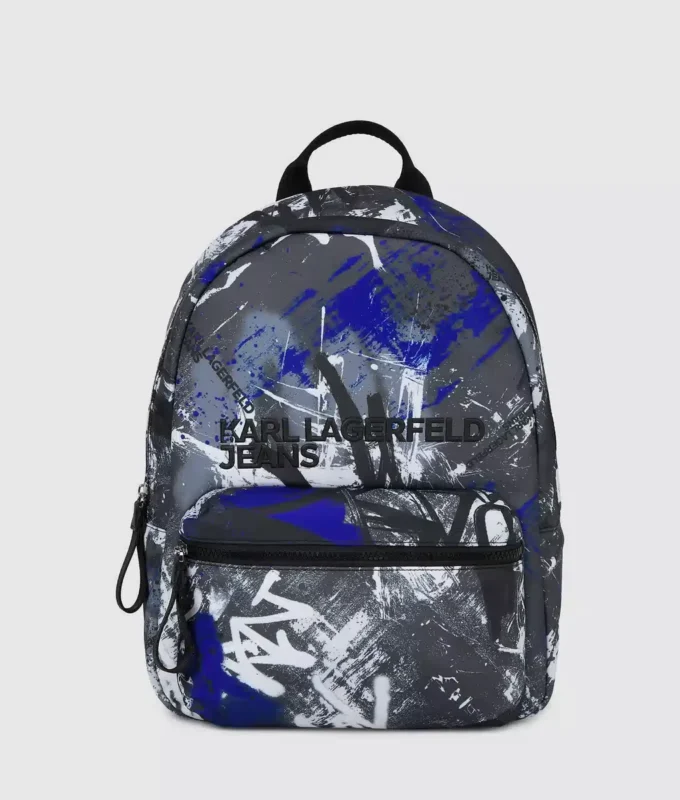 Rucksack mit Graffiti-Print