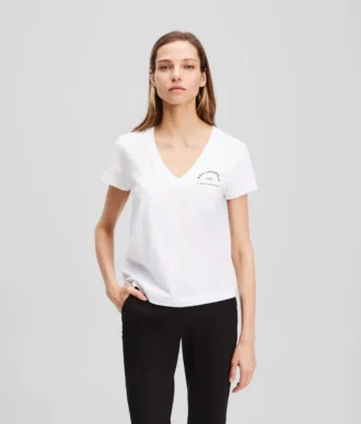 RUE ST-GUILLAUME T-SHIRT MIT V-AUSSCHNITT