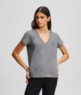 RUE ST-GUILLAUME T-SHIRT MIT V-AUSSCHNITT