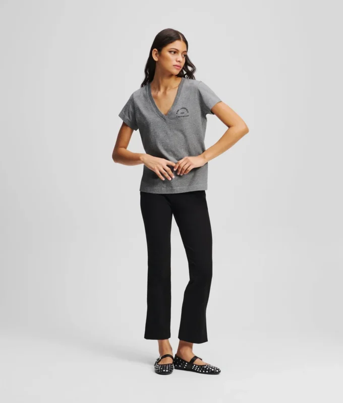 RUE ST-GUILLAUME T-SHIRT MIT V-AUSSCHNITT