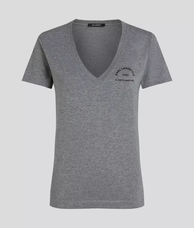 RUE ST-GUILLAUME T-SHIRT MIT V-AUSSCHNITT