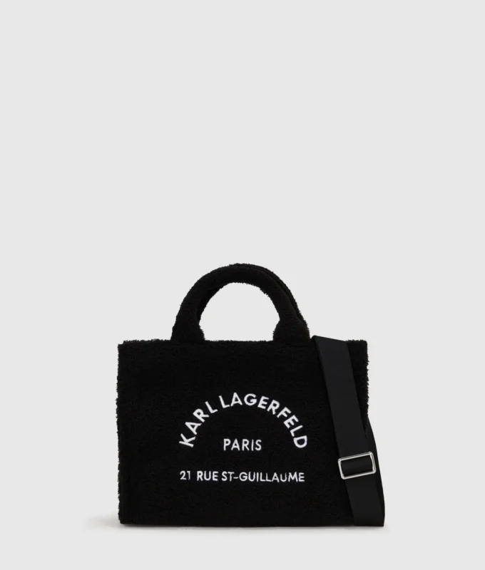 Rue St-Guillaume Tote Bag aus Kunstfell
