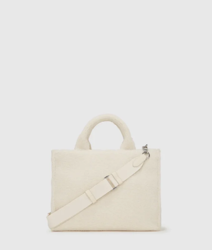 Rue St-Guillaume Tote Bag aus Kunstfell