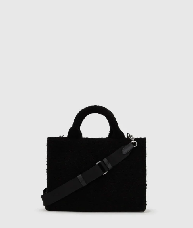 Rue St-Guillaume Tote Bag aus Kunstfell