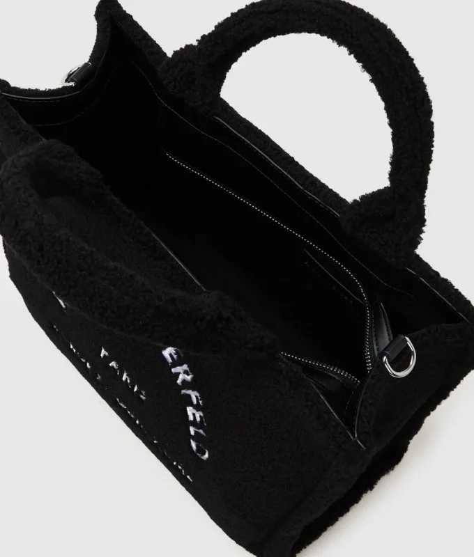 Rue St-Guillaume Tote Bag aus Kunstfell