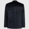 Samtjacke mit hohem Stehkragen