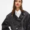 Satin-Bomberjacke Satin-Bomberjacke