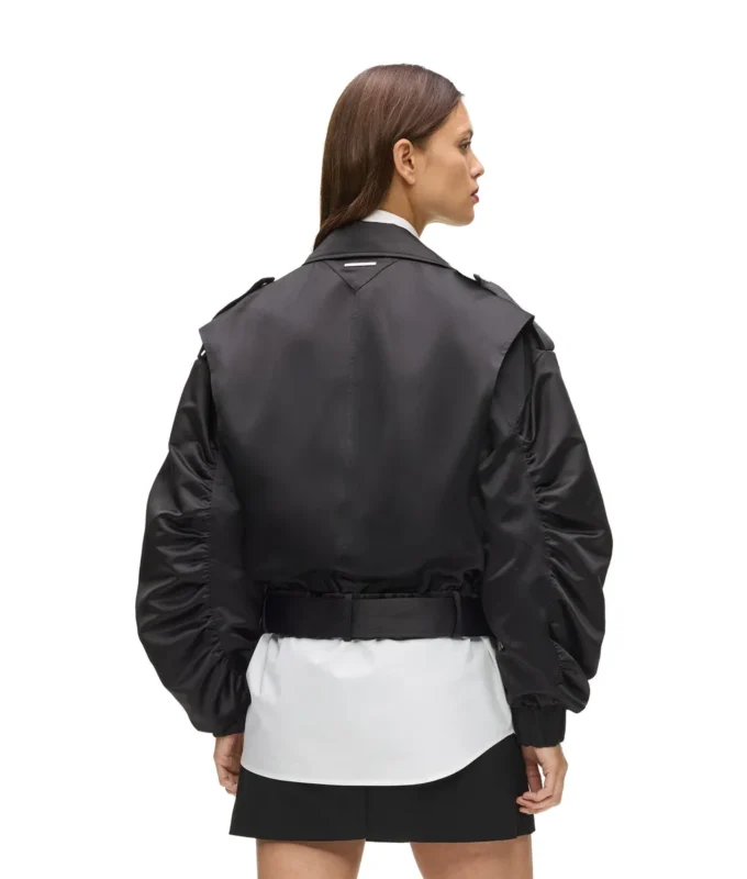 Satin-Bomberjacke Satin-Bomberjacke