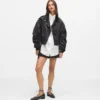 Satin-Bomberjacke Satin-Bomberjacke