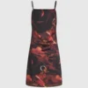 Satin-Kleid mit Allover-Print