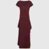 Satin-Kleid mit offenem Rücken Satin-Kleid mit offenem Rücken