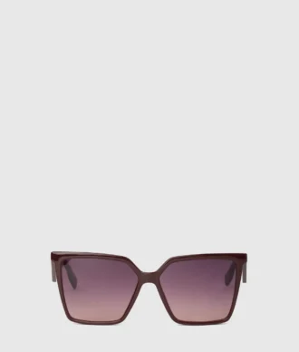 Schlanke geometrische Sonnenbrille