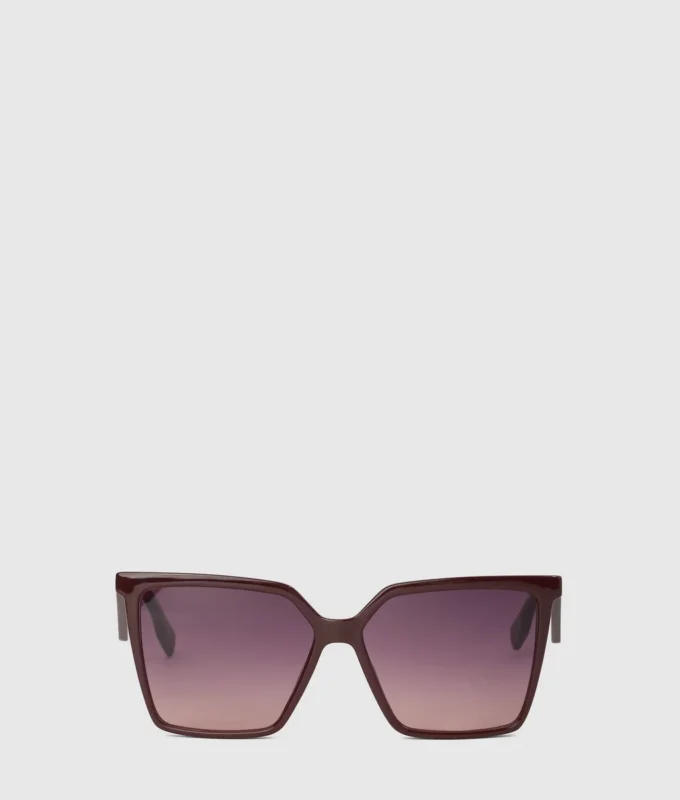 Schlanke geometrische Sonnenbrille Schlanke geometrische Sonnenbrille