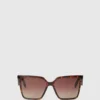 Schlanke geometrische Sonnenbrille Schlanke geometrische Sonnenbrille
