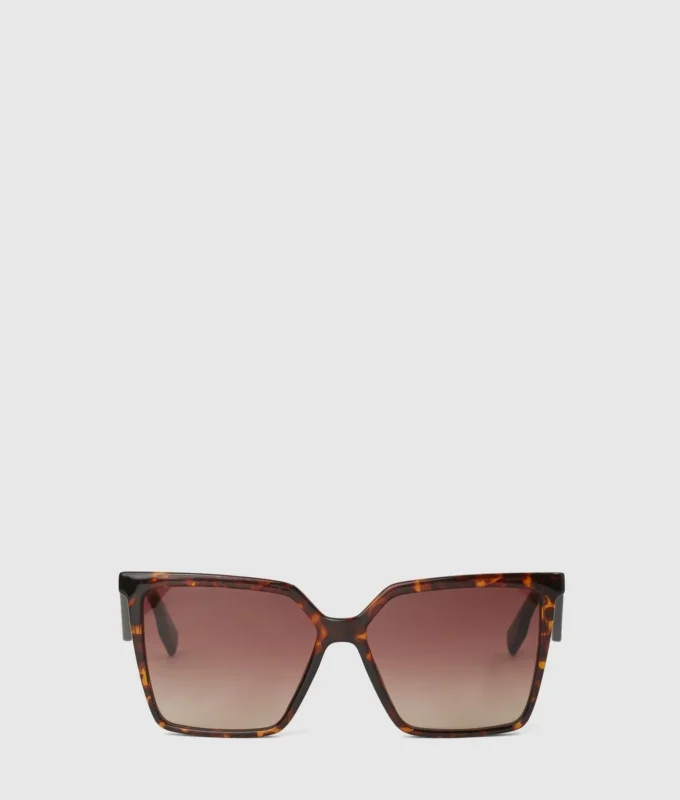 Schlanke geometrische Sonnenbrille Schlanke geometrische Sonnenbrille