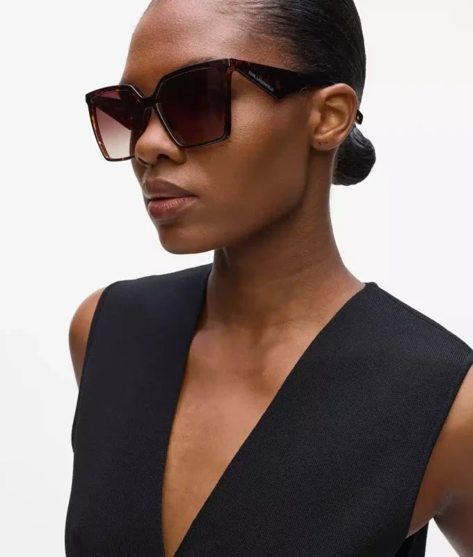 Schlanke geometrische Sonnenbrille Schlanke geometrische Sonnenbrille