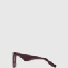 Schlanke geometrische Sonnenbrille Schlanke geometrische Sonnenbrille