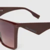 Schlanke geometrische Sonnenbrille Schlanke geometrische Sonnenbrille