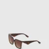 Schlanke geometrische Sonnenbrille Schlanke geometrische Sonnenbrille