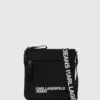 Schlanke Umhängetasche mit Logo