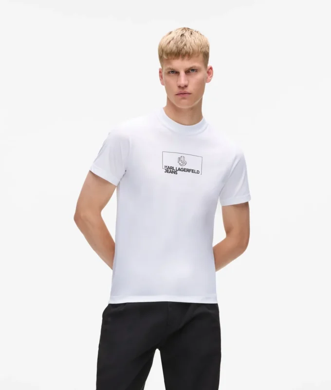 Schmal geschnittenes Logo-T-Shirt