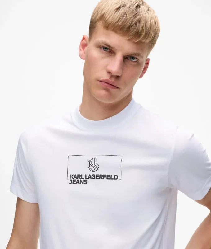 Schmal geschnittenes Logo-T-Shirt
