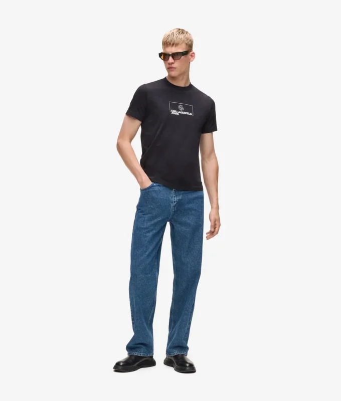 Schmal geschnittenes Logo-T-Shirt