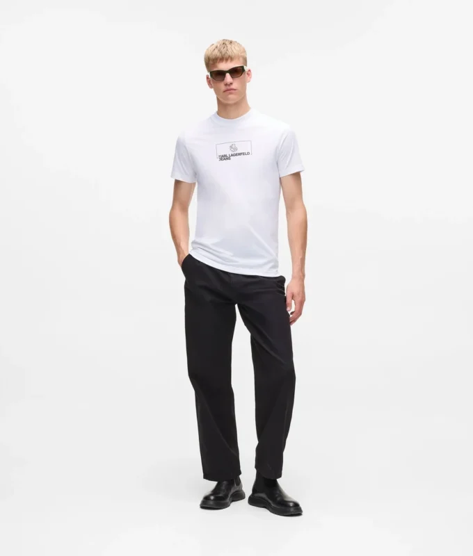 Schmal geschnittenes Logo-T-Shirt