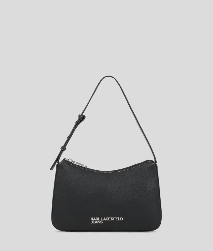 SCHULTERTASCHE MIT METALLLOGO