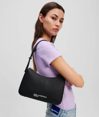 SCHULTERTASCHE MIT METALLLOGO