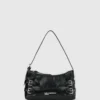 Schultertasche mit Schnallen Schultertasche mit Schnallen