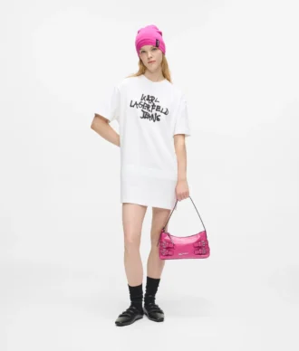 Schultertasche mit Schnallen