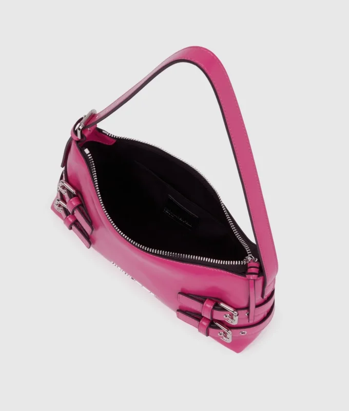 Schultertasche mit Schnallen Schultertasche mit Schnallen