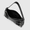 Schultertasche mit Schnallen Schultertasche mit Schnallen