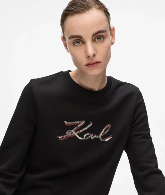 Sequin Signature Sweatshirt