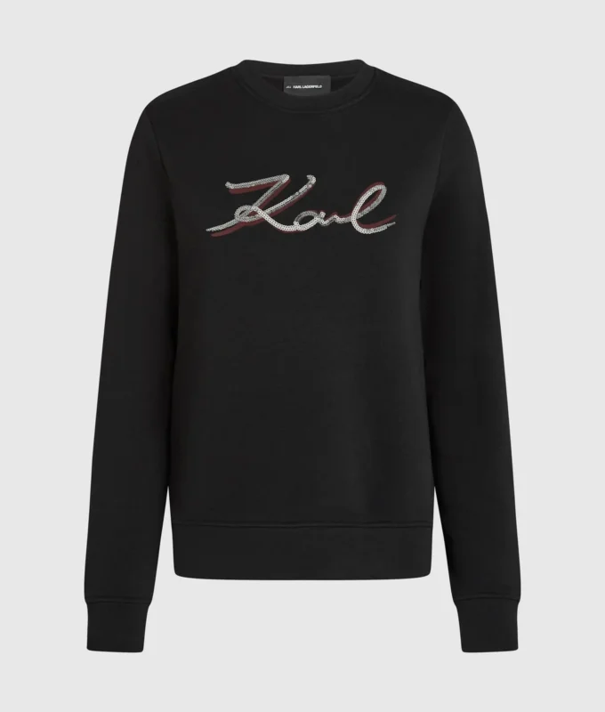 Sequin Signature Sweatshirt