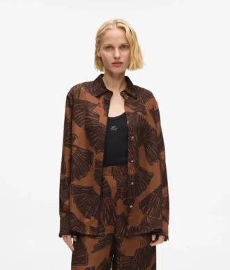 Shirt mit Fächerprint