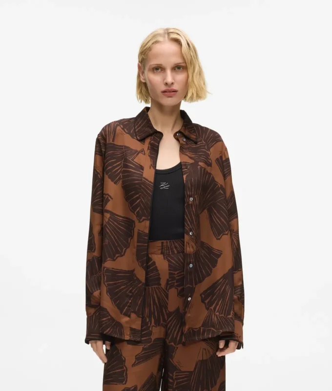 Shirt mit Fächerprint