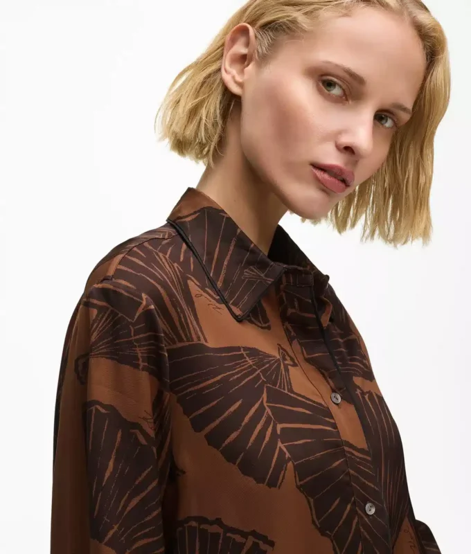 Shirt mit Fächerprint