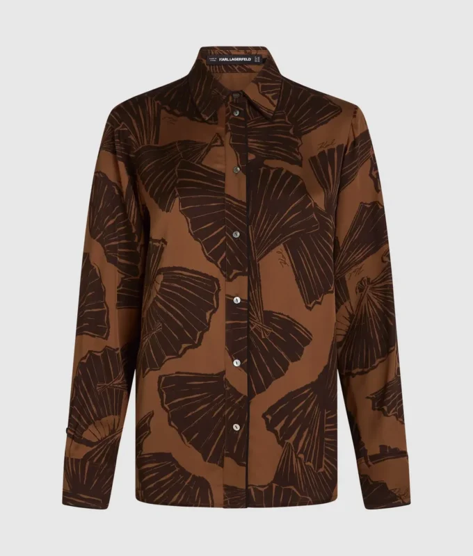 Shirt mit Fächerprint