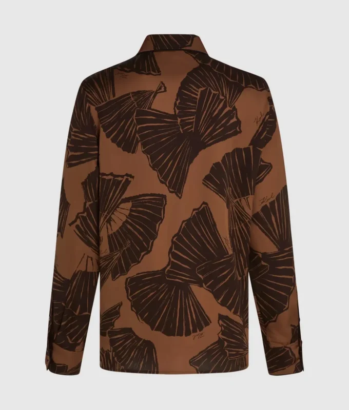 Shirt mit Fächerprint