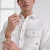SHIRT MIT KONTRASTSTICHEN SHIRT MIT KONTRASTSTICHEN