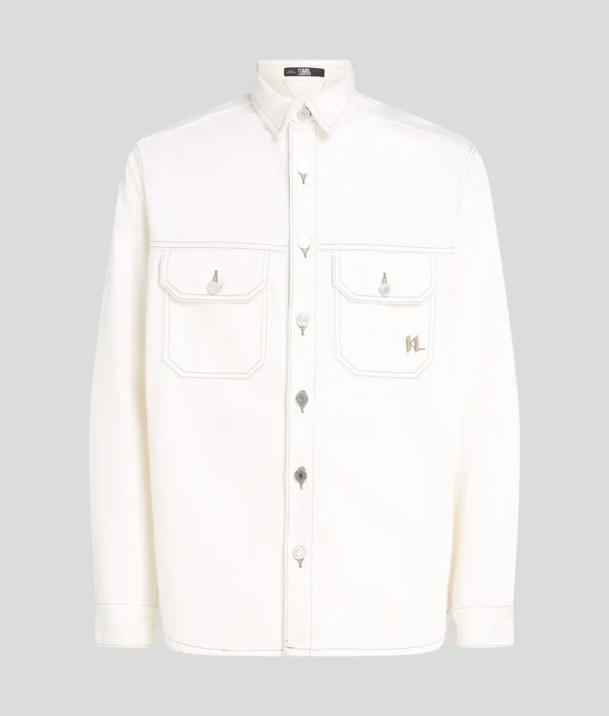 SHIRT MIT KONTRASTSTICHEN SHIRT MIT KONTRASTSTICHEN