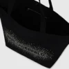 Shopper mit Strass-Logo Shopper mit Strass-Logo