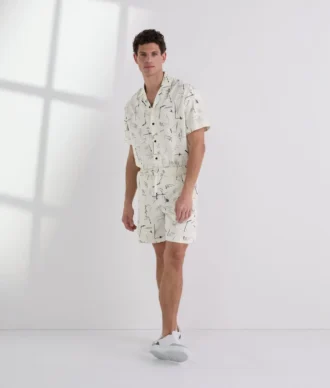 SHORTS MIT ALLOVER-PRINT