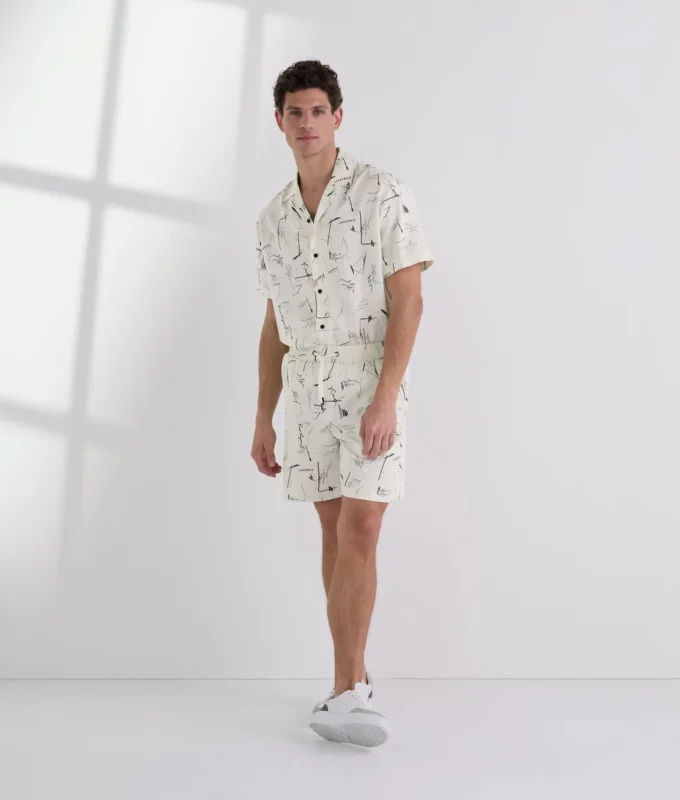 SHORTS MIT ALLOVER-PRINT