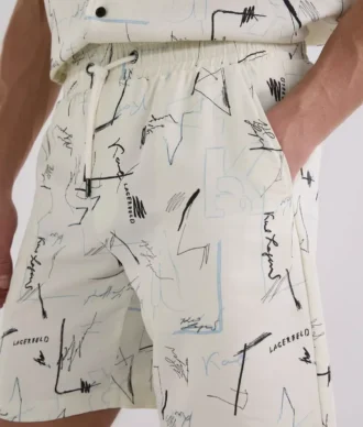 SHORTS MIT ALLOVER-PRINT